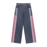 Fashion Side Striped Straight Jeans Men