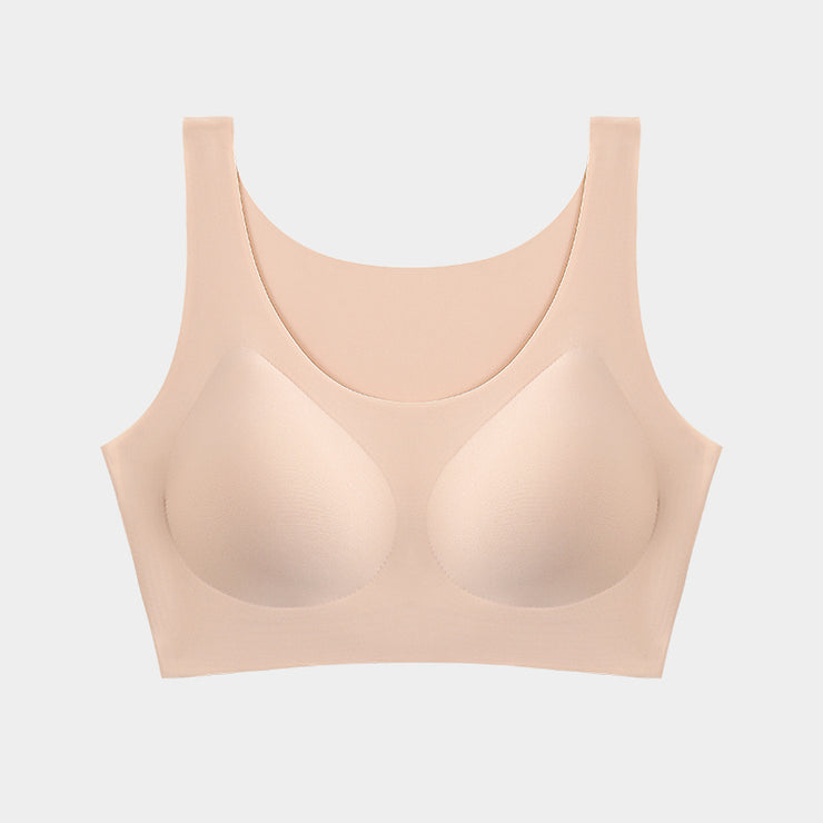 Traceless Underwear For Women Without Rims Beauty Vest Sleep Sports Huddled Bra