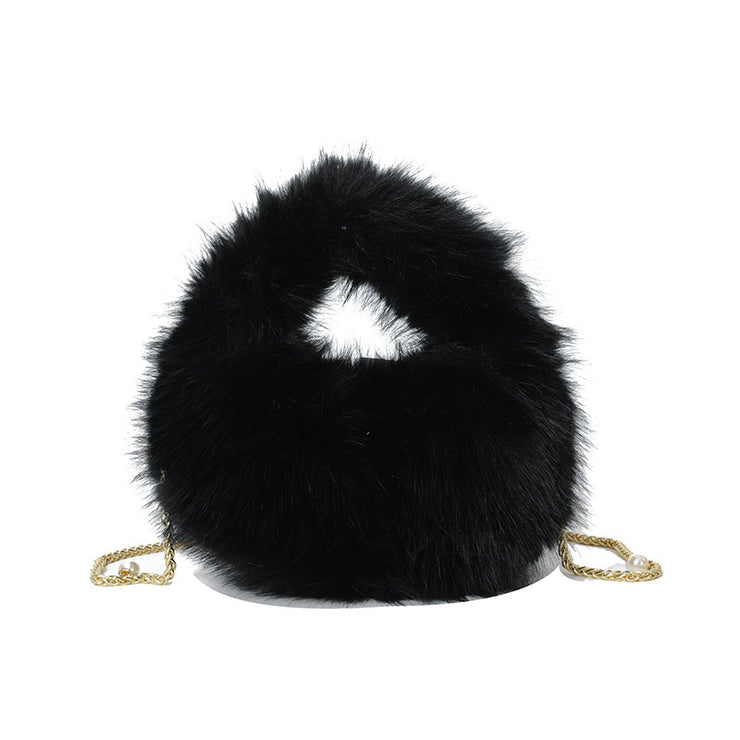 Fashion Plush Hand-carrying Bag Women