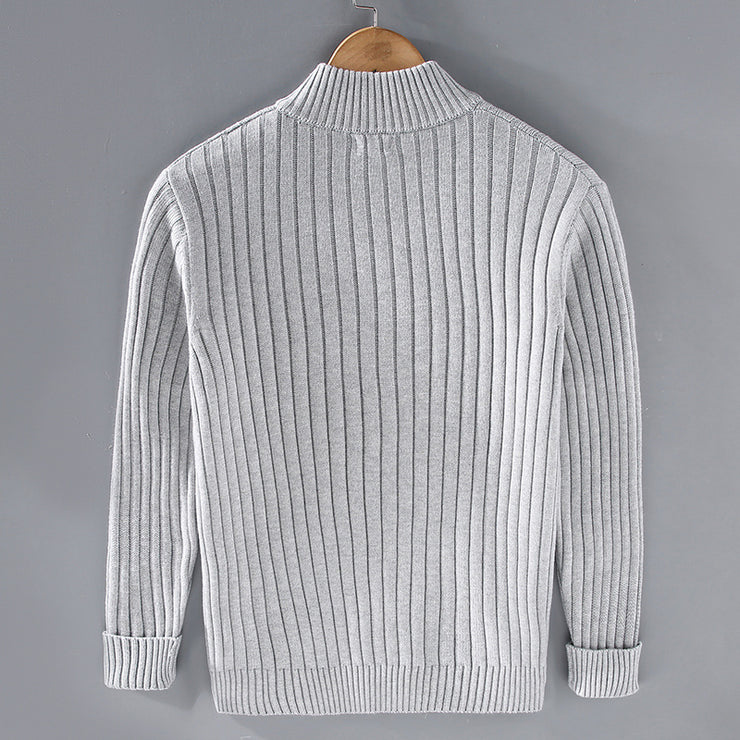 Men Fashion Personalized Sweater Coat